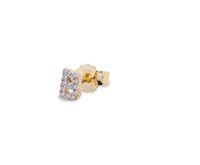 Mono orecchino Rue des Mille Donna in Argento ORZ-011 LOB INIZ AU B - ORZ-011 LOB INIZ AU B